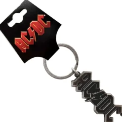 AC/DC: 3D Silver logo - Avaimenperä