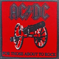 AC/DC For Those About To Rock - Kangasmerkki