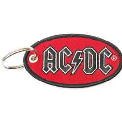 AC/DC Oval Logo - Kankainen avaimenperä