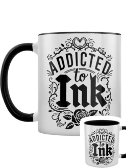 Addicted To Ink - kaksivärinen muki