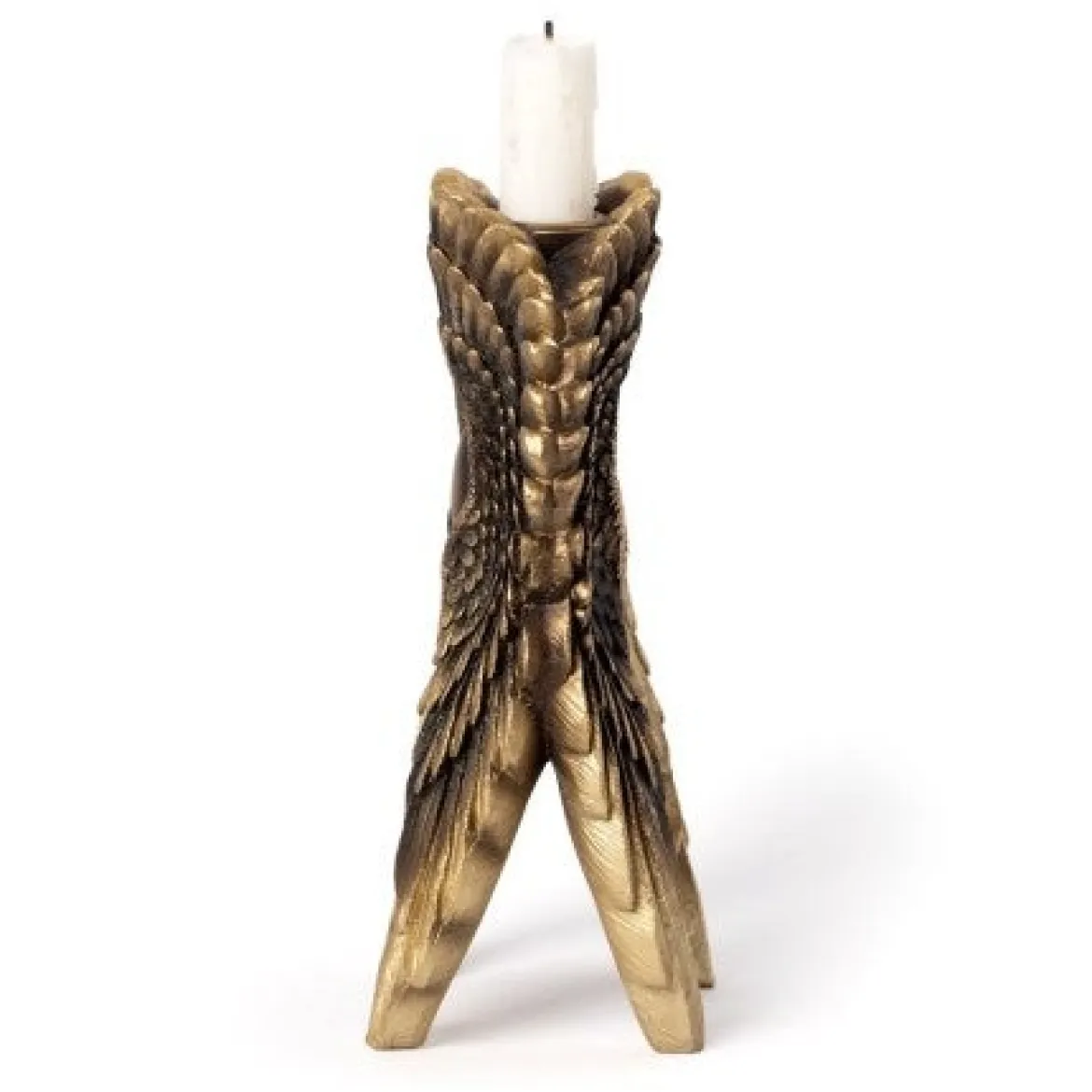 Alchemy Angel Wing - Kynttilänjalka, gold