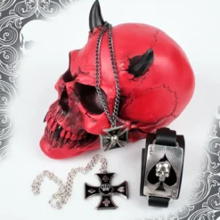 Alchemy Gothic Ace Of Dead Spades - Nahkaranneke