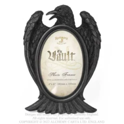 Alchemy Gothic Black Raven- valokuvakehys