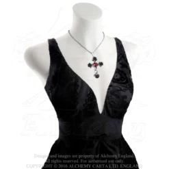 Alchemy Gothic Black Rosifix - Kaulakoru