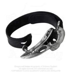 Alchemy Gothic Rabeschadel - Nahkaranneke