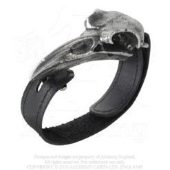 Alchemy Gothic Rabeschadel - Nahkaranneke