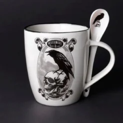 Alchemy Poe's Raven - muki + lusikka