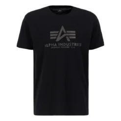 Alpha Industries Basic Carbon - T-Paita, black/black