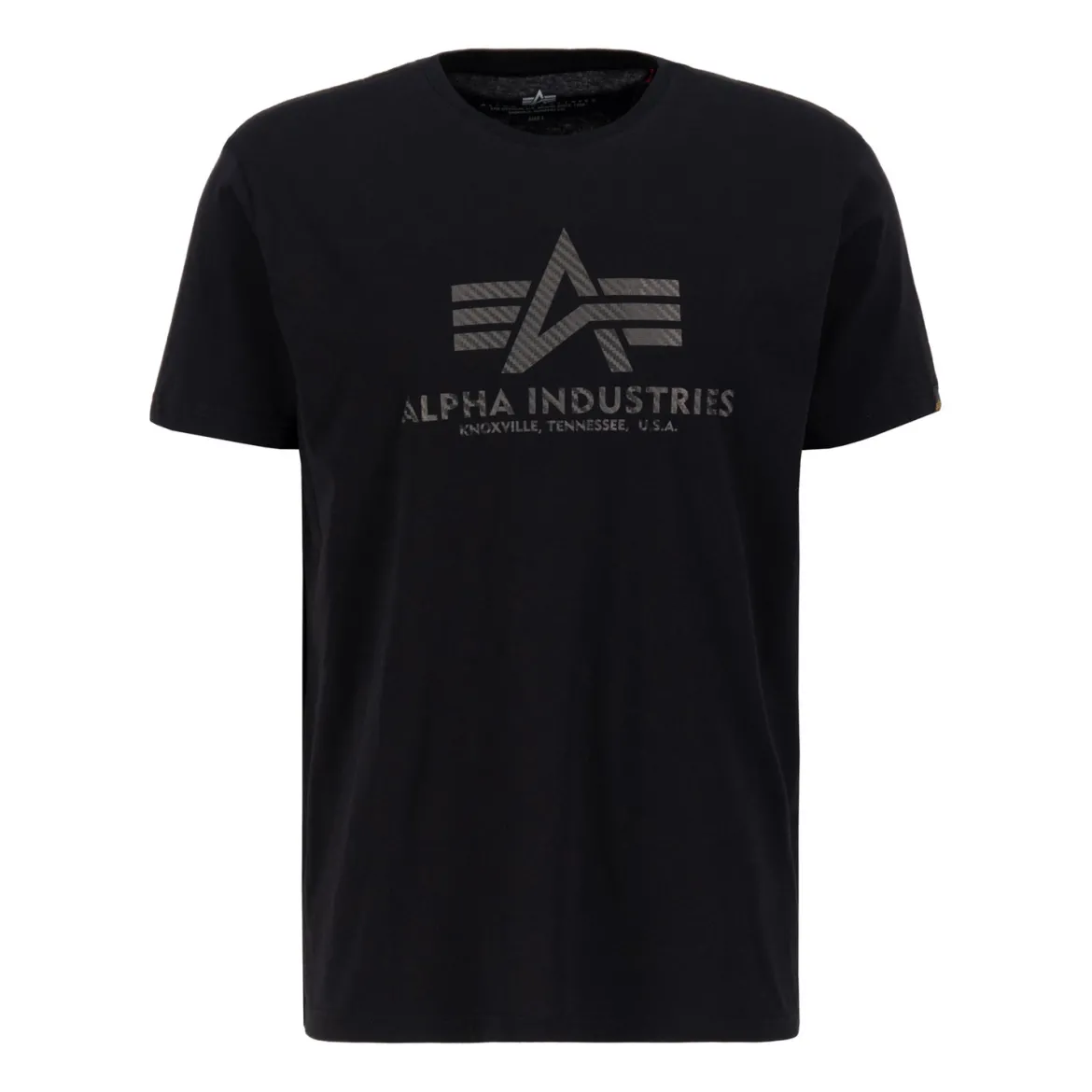 Alpha Industries Basic Carbon - T-Paita, black/black