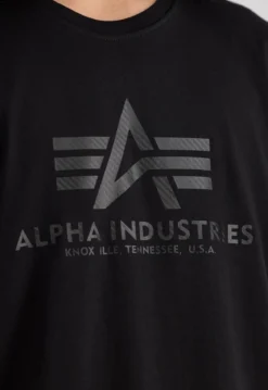 Alpha Industries Basic Carbon - T-Paita, black/black