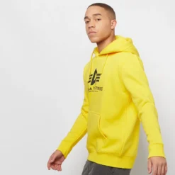 Alpha Industries Basic - Huppari, keltainen