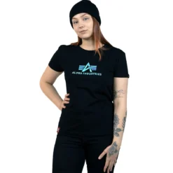 Alpha Industries Basic Rainbow - T-Paita, musta