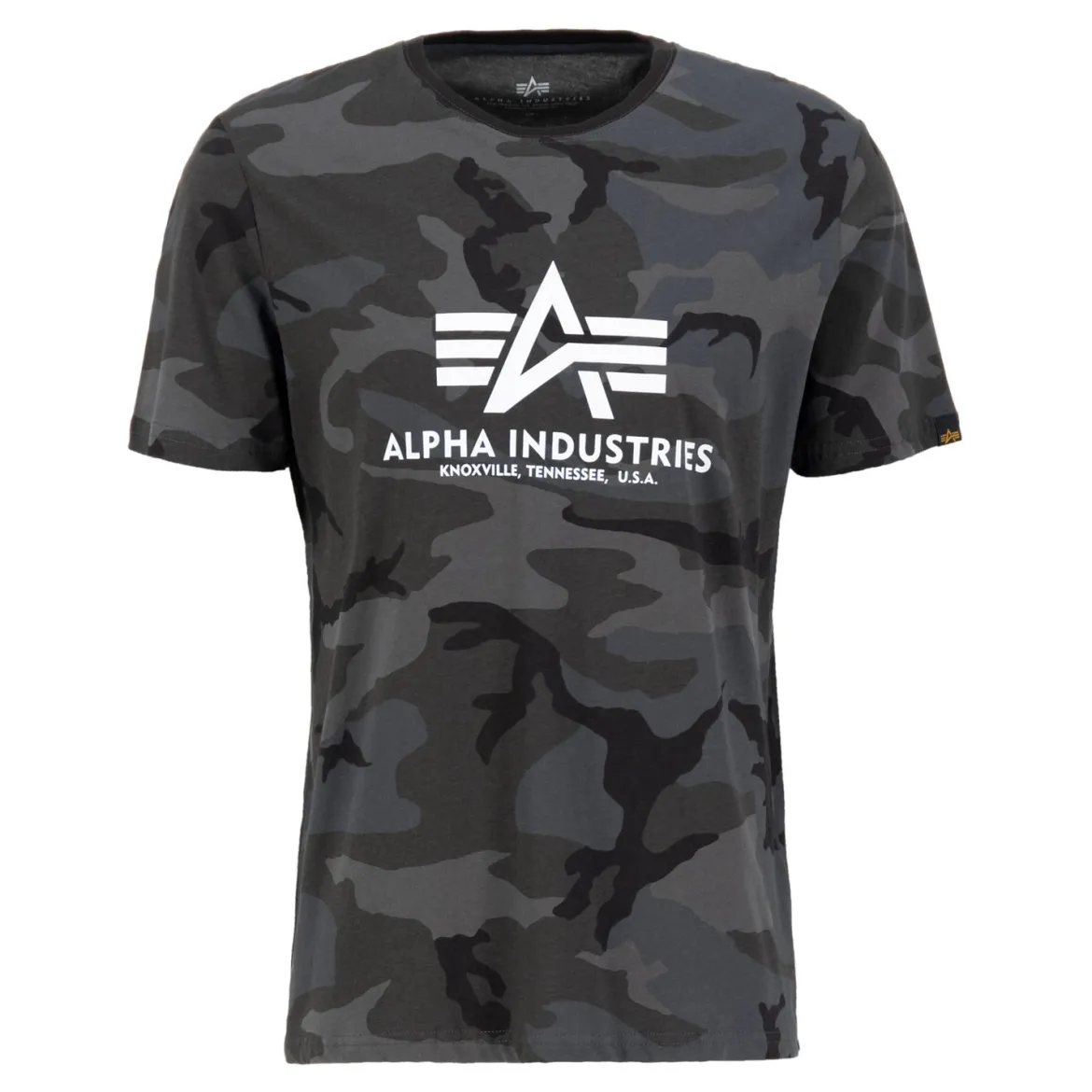 Alpha Industries Basic - T-Paita, black camo