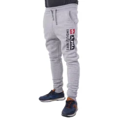 Alpha Industries Block-logo - Joggersit, grey