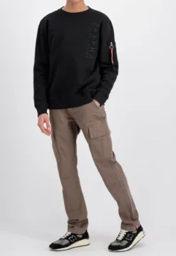 Alpha Industries EMB - Collegepaita, musta