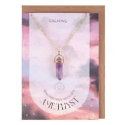 Amethyst Crystal - kaulakoru ja kortti