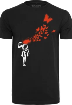 Banksy Butterfly - T-paita