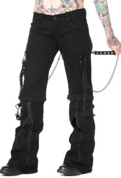 Banned Hellbound - Housut, musta