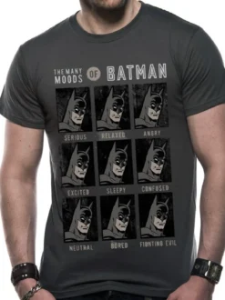 Batman The many Moods Of Batman - T-paita