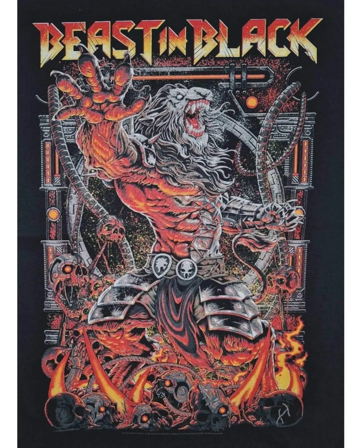 Beast In Black: Power Of The Beast - T-paita