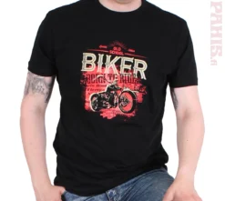 Biker Old School T-paita