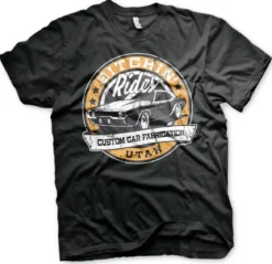 Bitchin' Rides Utah - T-paita, musta