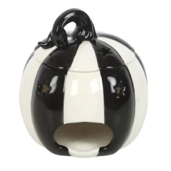 Black and White Striped Pumpkin - Tuoksulyhty