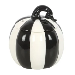 Black and White Striped Pumpkin - Tuoksulyhty