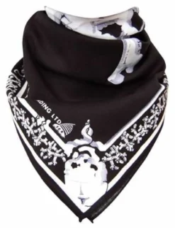 Black Pirate Skull - Bandana huivi
