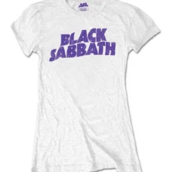 Black Sabbath: Wavy Logo Vintage - Naisten T-paita