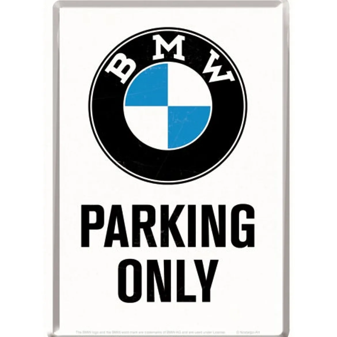 BMW Parking Only - Postikortti