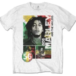 Bob Marley 56 hope road rasta - T-paita