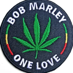 Bob Marley Leaf - Kangasmerkki
