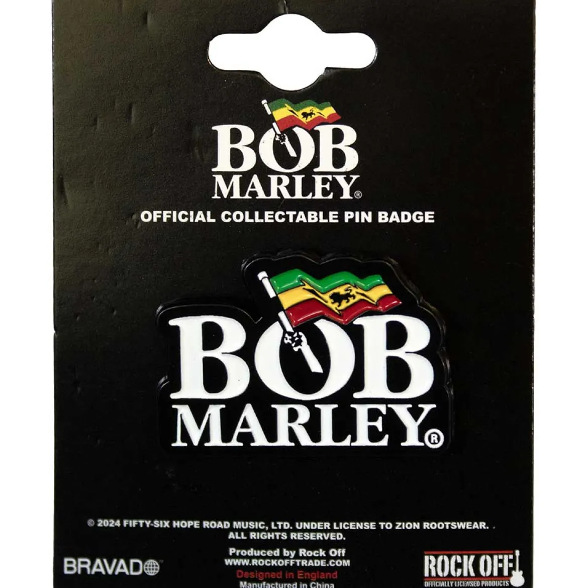 Bob Marley Logo - Pinssi