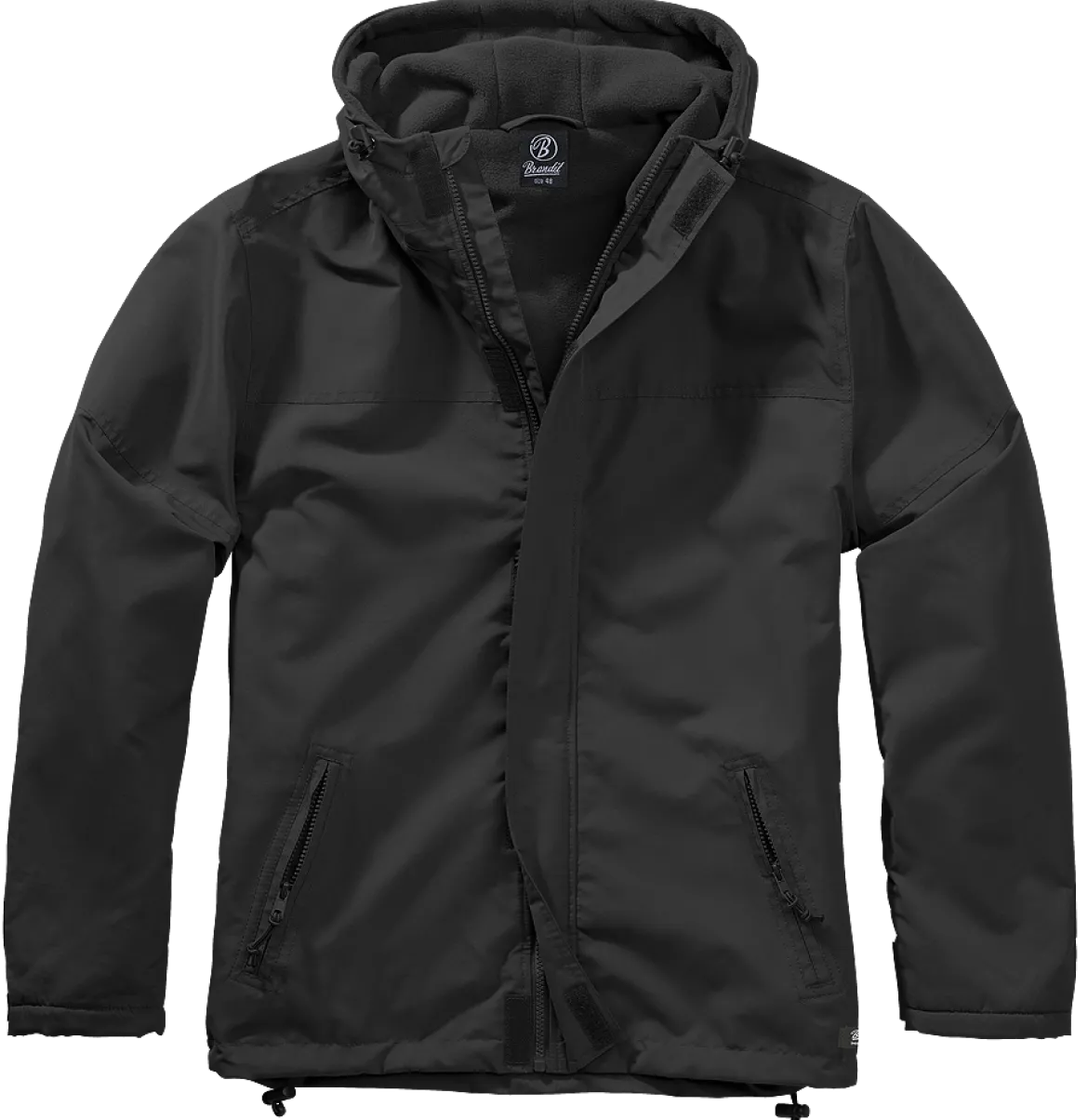 Brandit Frontzip - Tuulitakki, musta