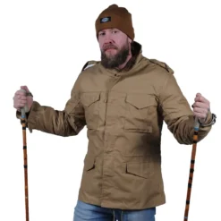 Brandit M65 Army - Talvitakki irroitettavalla vuorella, Camel