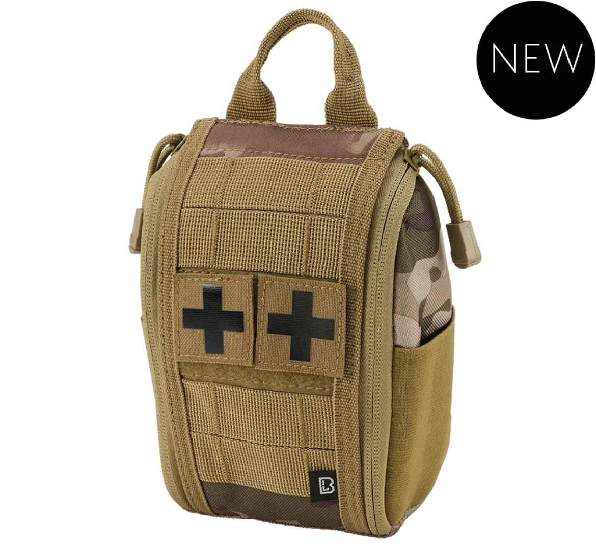 Brandit Molle First Aid Pouch Premium- lisätasku, tactical camo