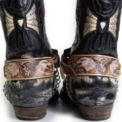 Bullet 69 Big white eagle, black - Bootsiremmit 2kpl