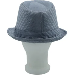 Bullet69 Double line - Trilby hattu, harmaa