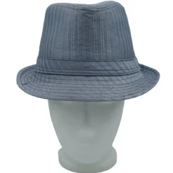 Bullet69 Double line - Trilby hattu, harmaa