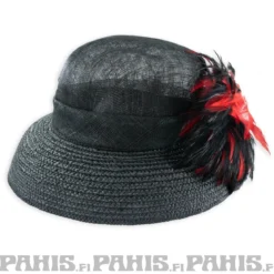 Bullet69 Hattu - Black & Red flower