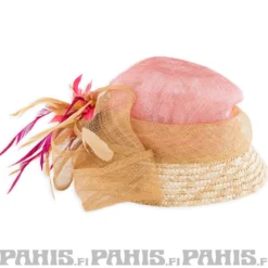 Bullet69 Hattu - Pink & Gold flower