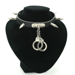 Bullet 69 1row medium spike and handcuff - Choker