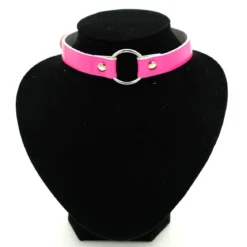 Bullet 691row small ring pink - Choker