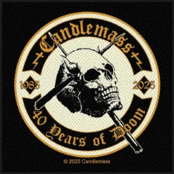 Candlemass: 40 Years Of Doom - Kangasmerkki