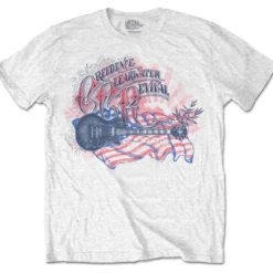 CCR Guitar & Flag - T-paita