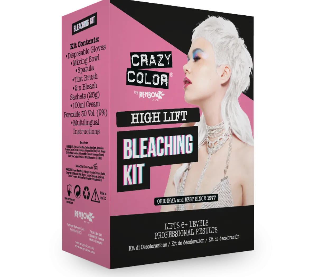 Crazy Color Bleaching Kit 30 Vol- Vaalennus setti