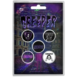 Creeper Eternity in your arms - Pinssi setti 5kpl