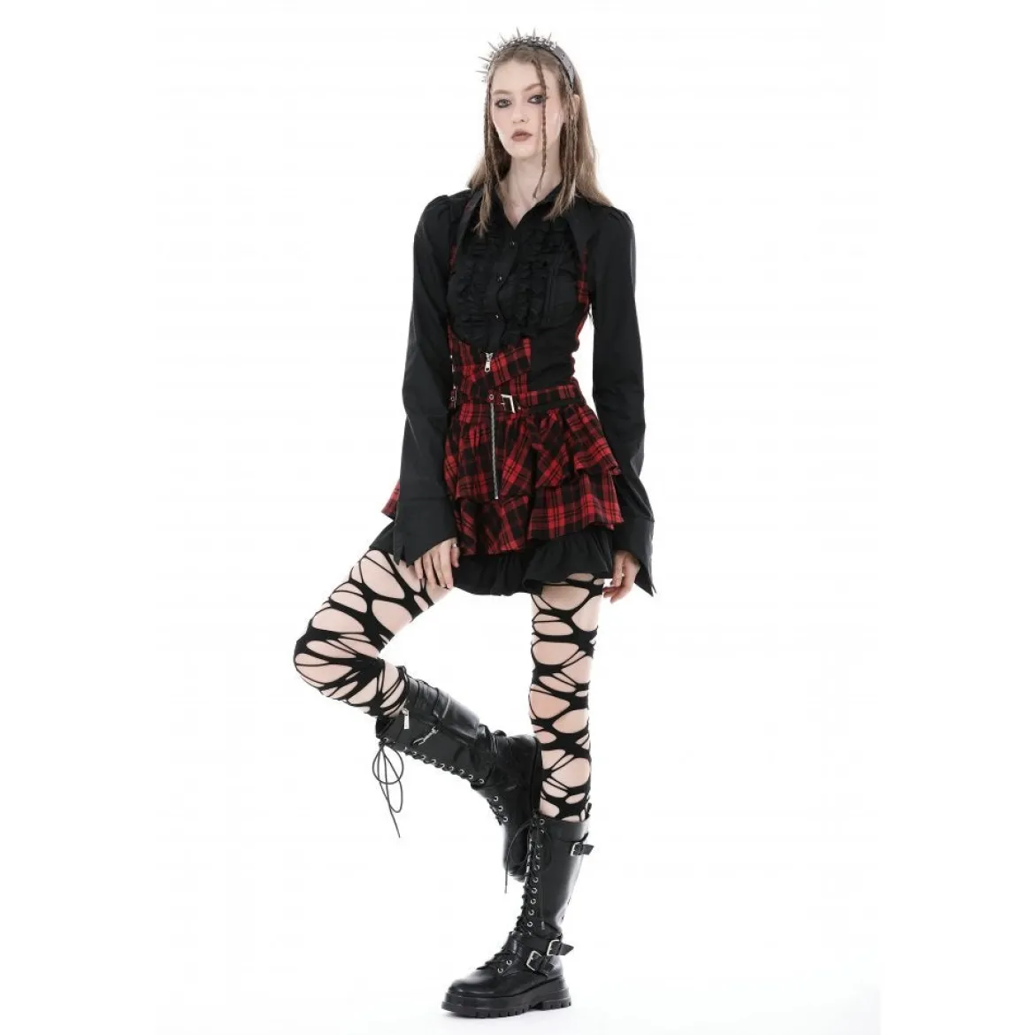 Dark In Love Gothic - Röyhelökauluspaita
