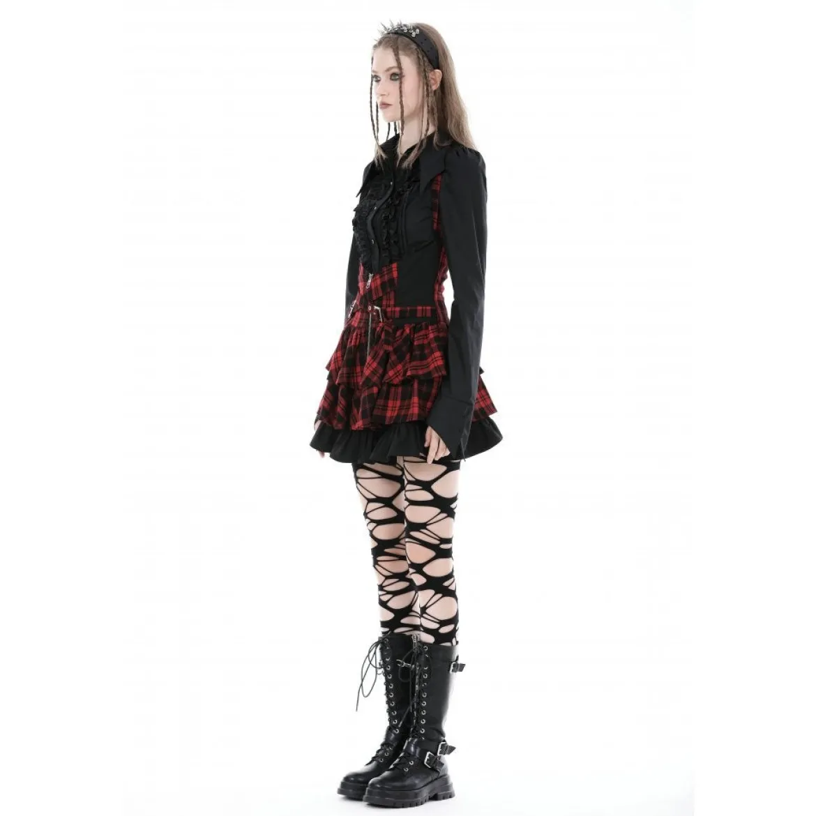 Dark In Love Gothic - Röyhelökauluspaita